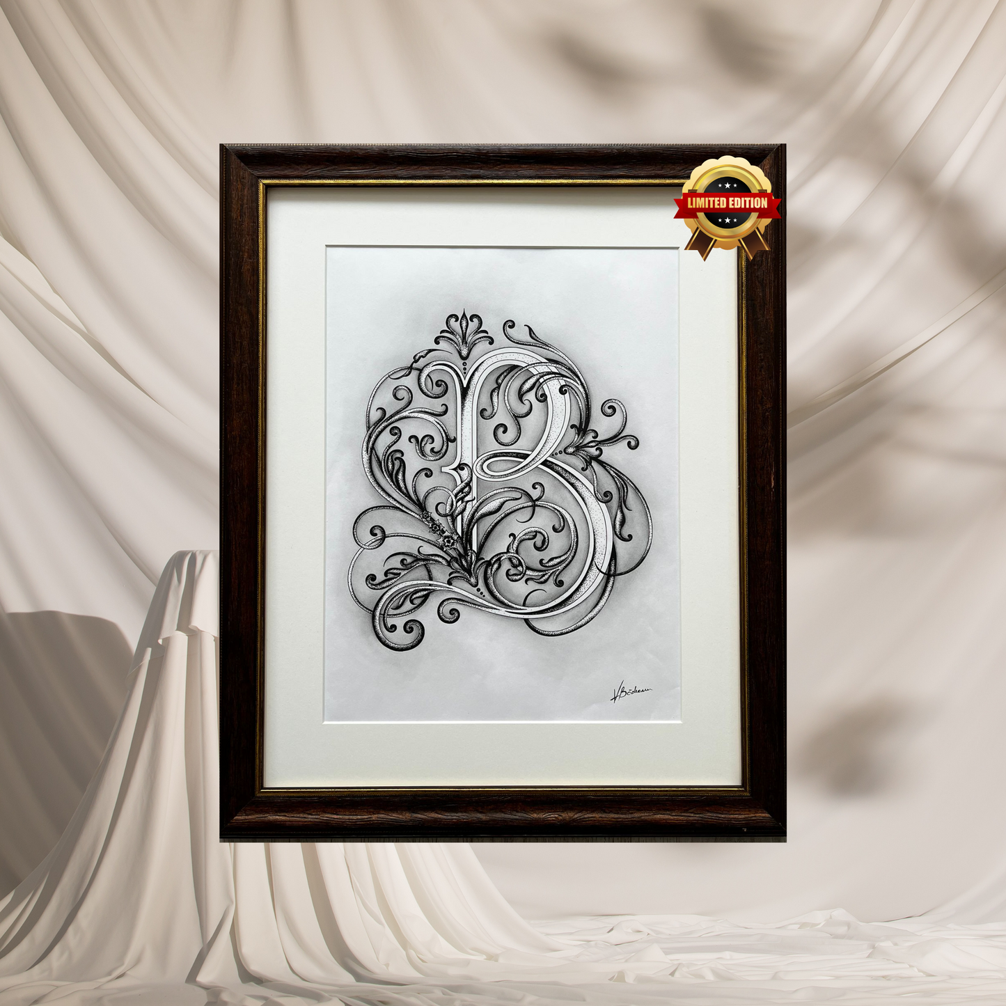 B Monogram - Limited Edition Artwork
