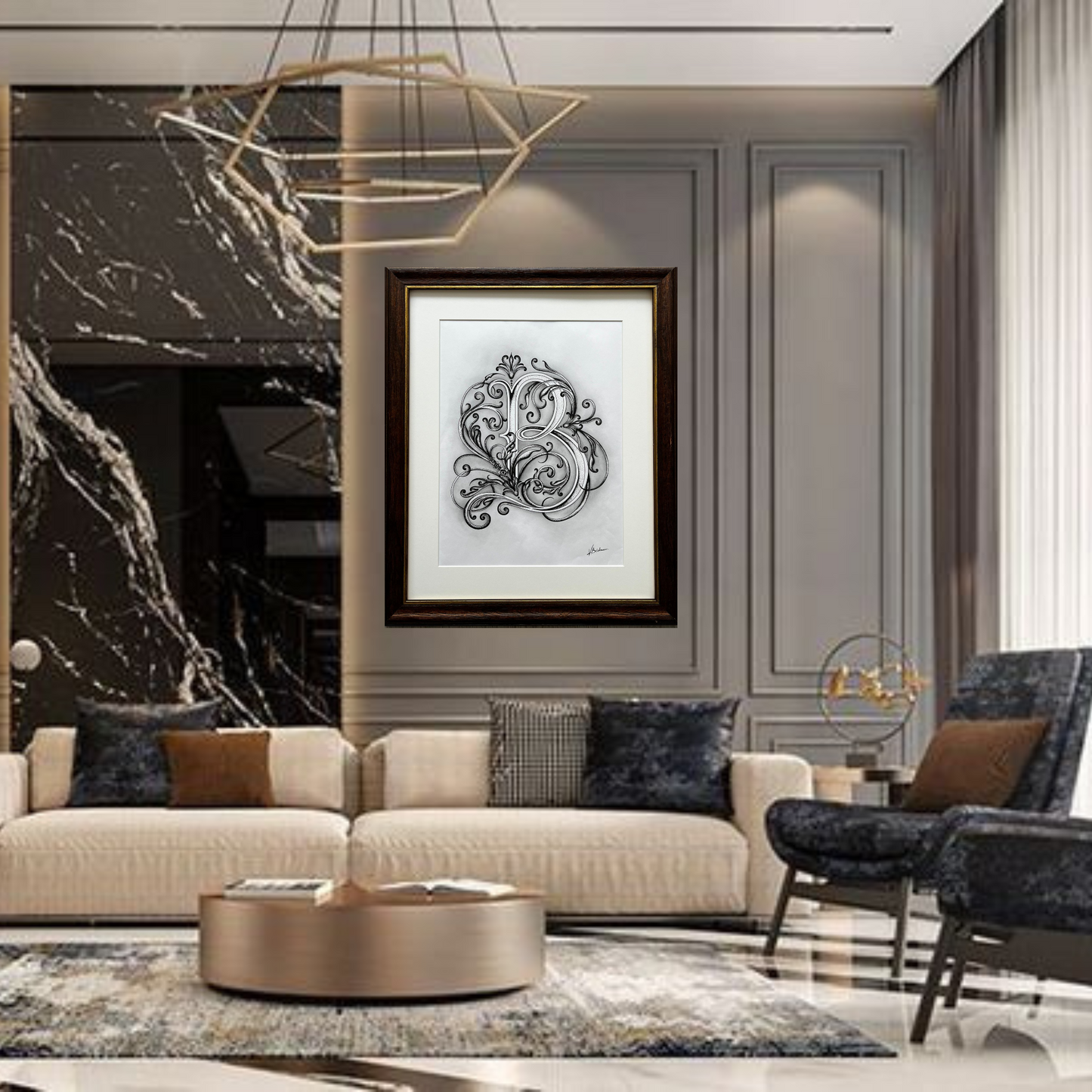B Monogram - Limited Edition Artwork