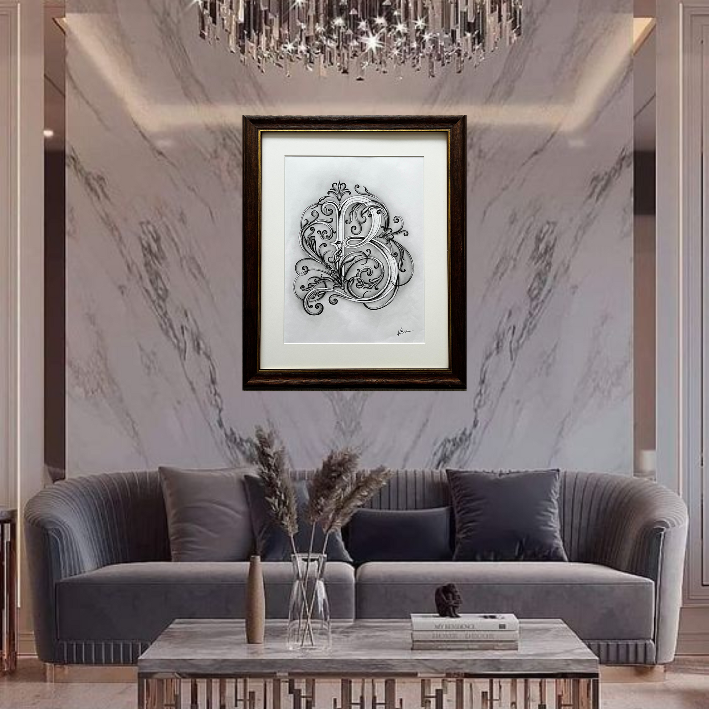 B Monogram - Limited Edition Artwork