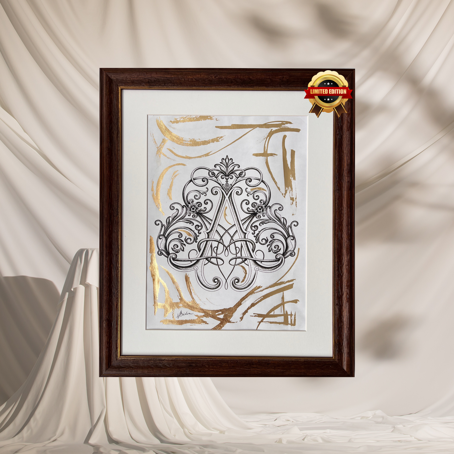 A Monogram - Gold 2