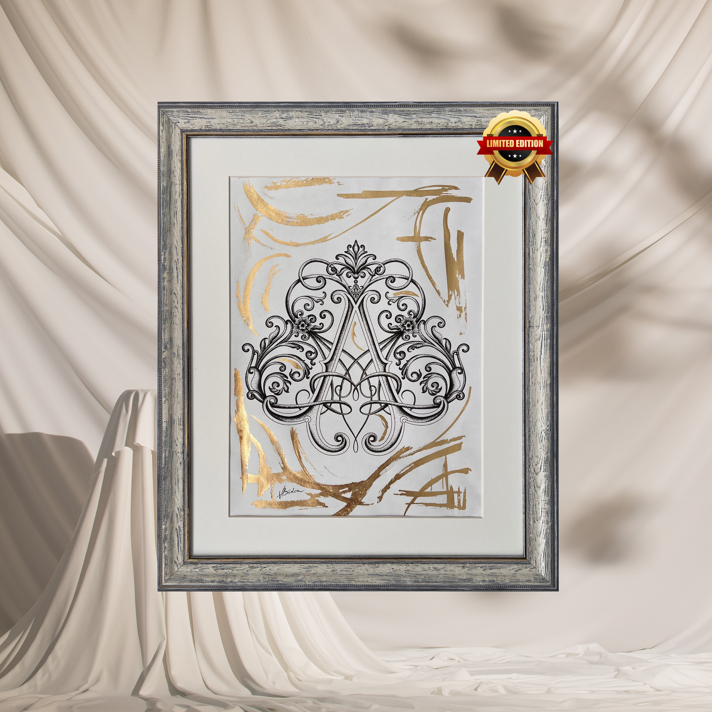 A Monogram - Gold 3