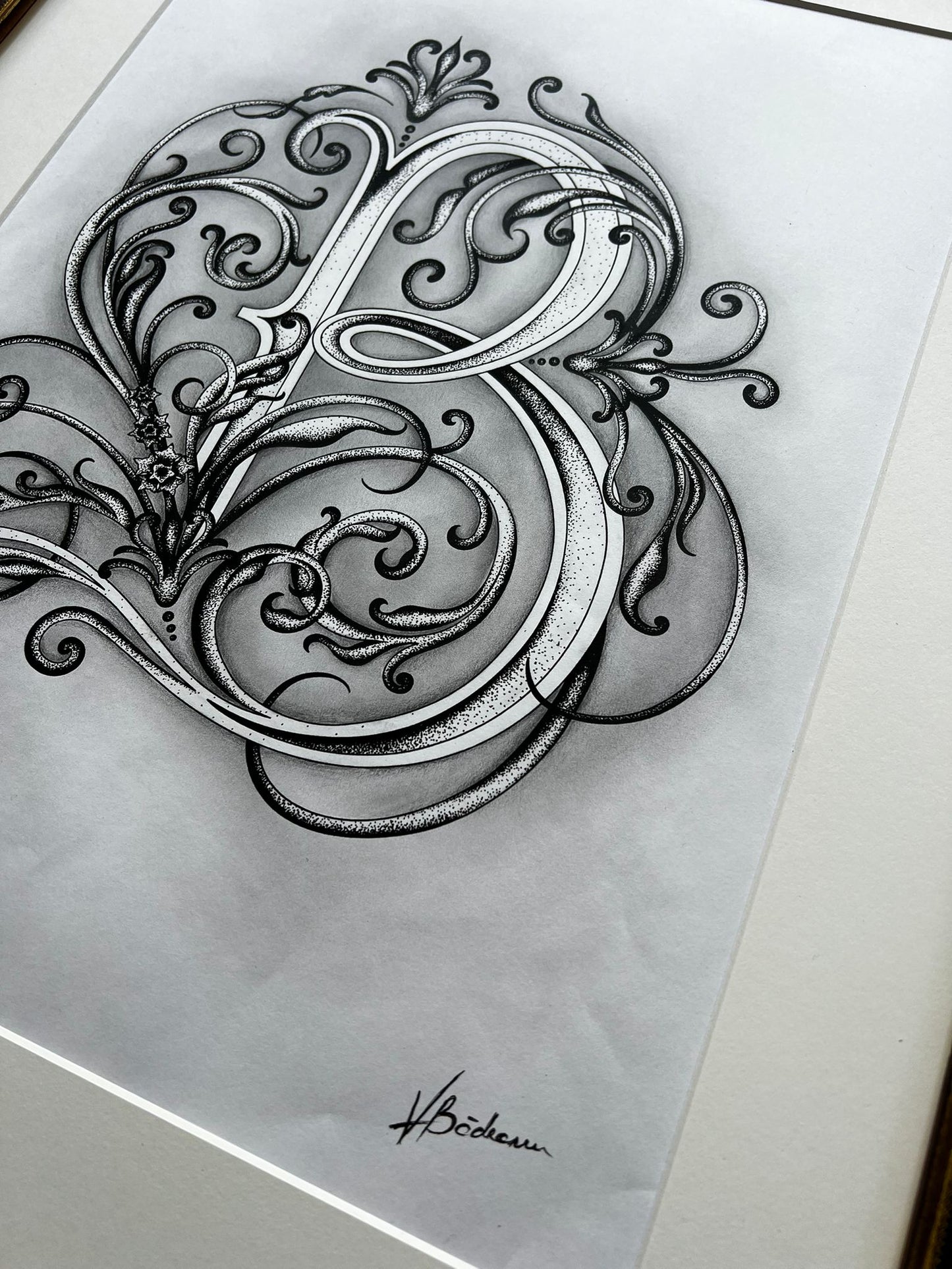 B Monogram - Limited Edition Artwork