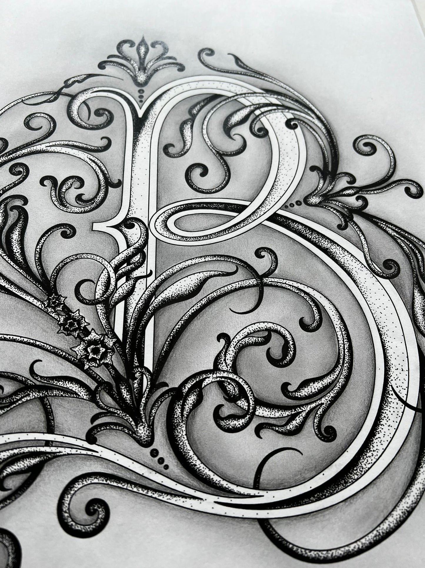 B Original Monogram